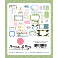 Carta Bella Flora No.4 Frames & Tags (CBFLN135025)